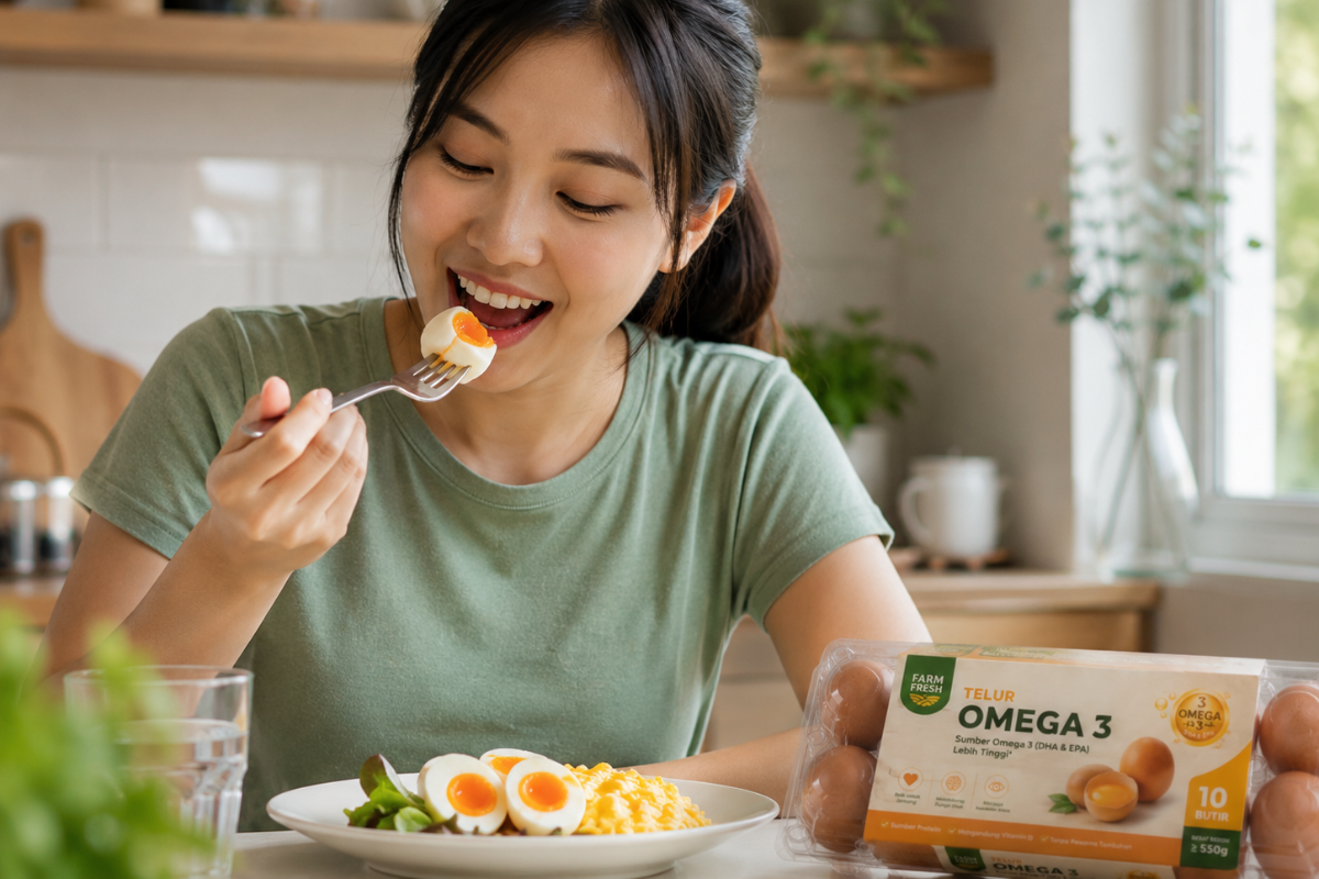 Kandungan nutrisi telur omega