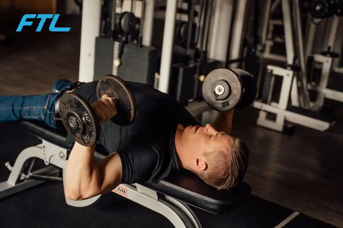 Bench press chest target
