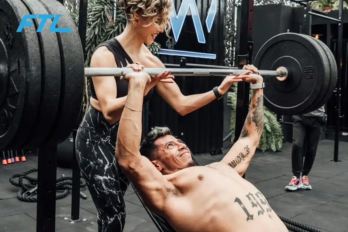 Bench press chest